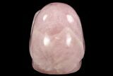 Polished Rose Quartz Crystal Skull #108353-3